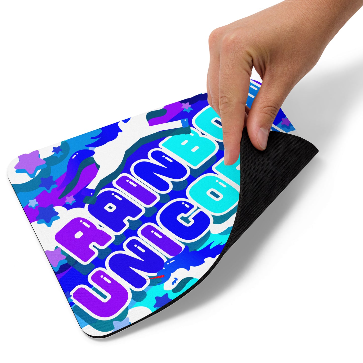 【送料無料】RAINBOW UNICORN ソーダ|マウスパッド