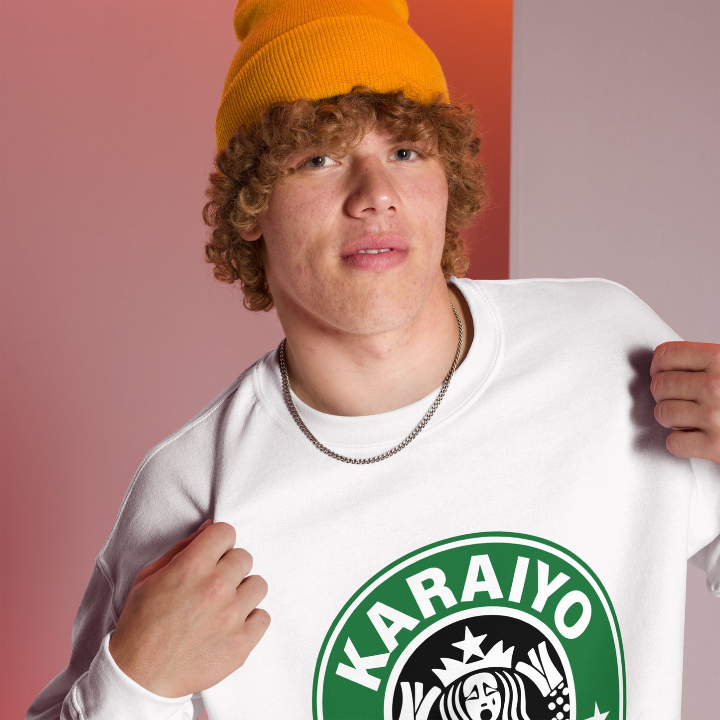 【送料無料】KARAIYO WASABI|スウェット(ホワイト・ブラック)