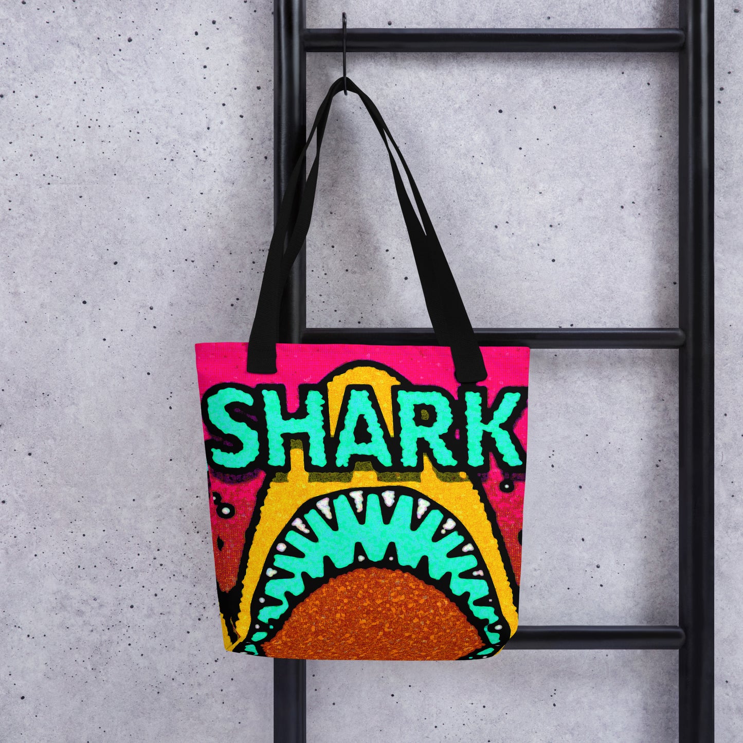 【送料無料】SHARK ソーダ｜全面プリントトートバック