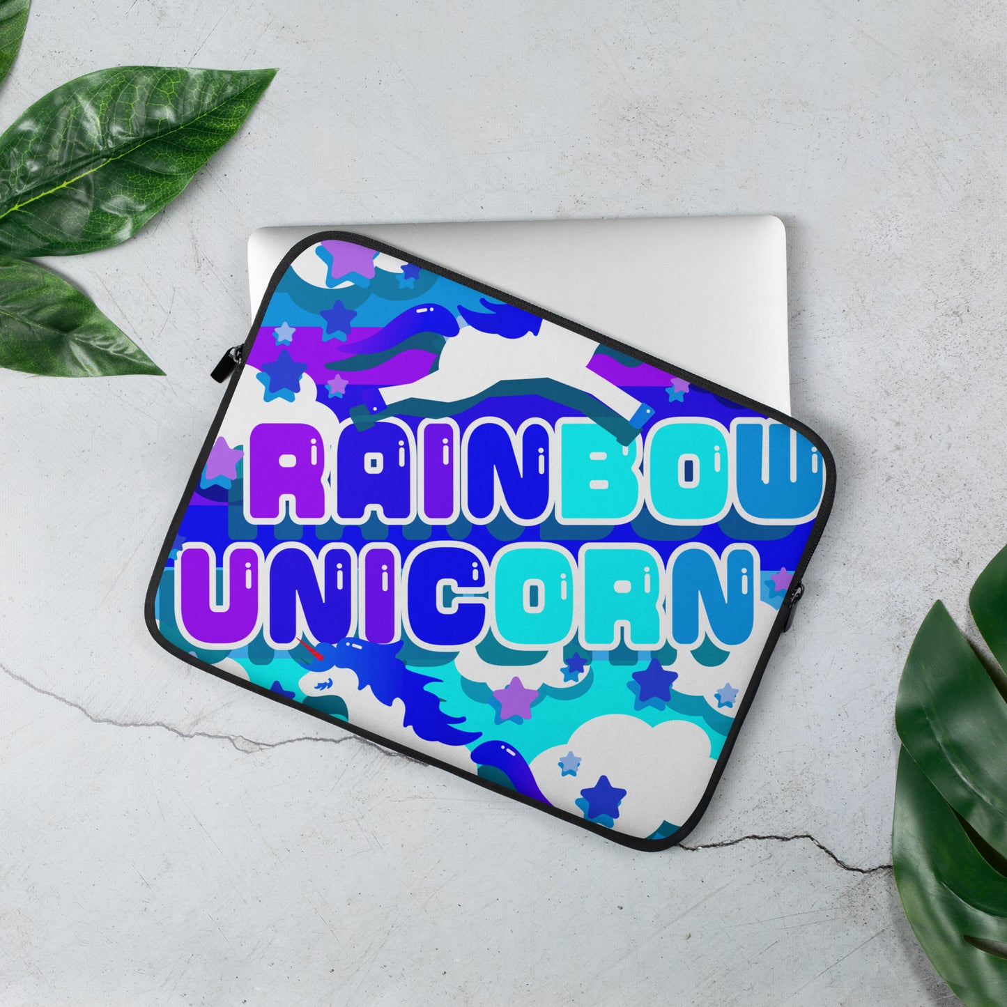 【送料無料】RAINBOW UNICORN ソーダ｜ノートパソコンケース/スリーブ