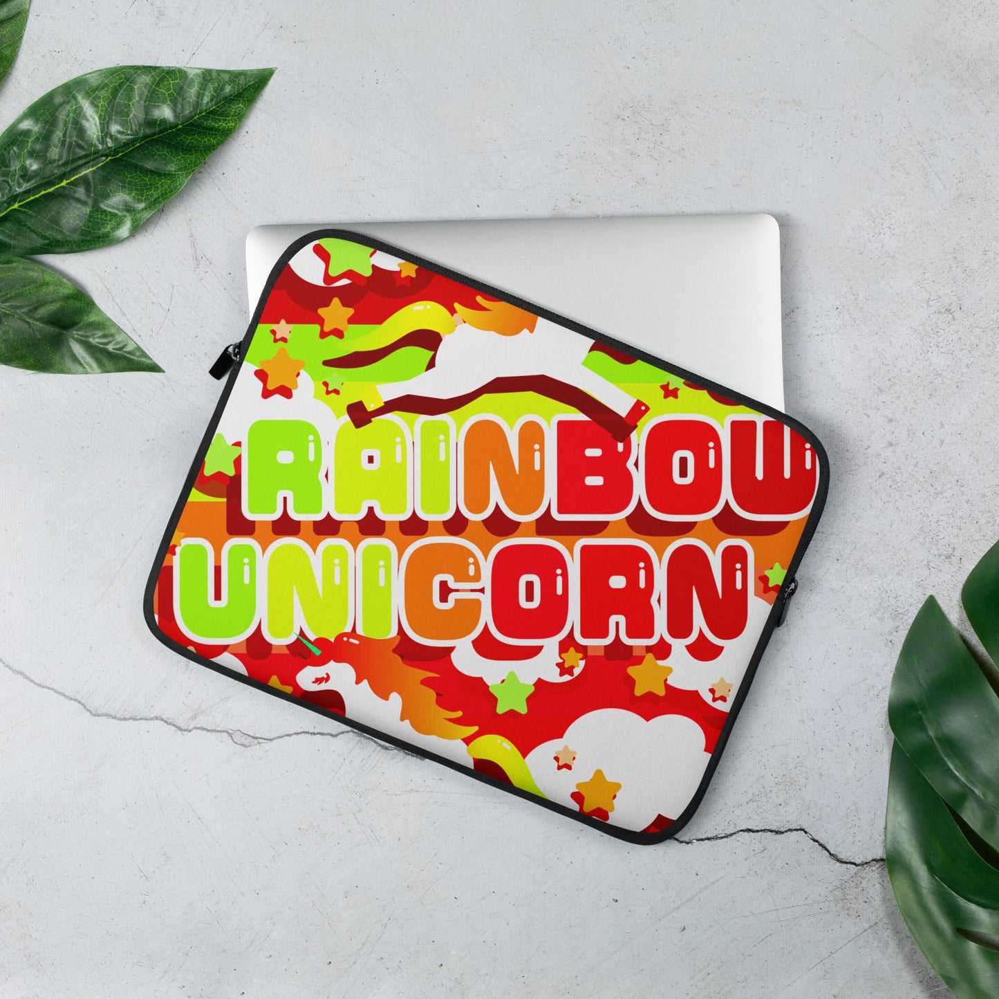 【送料無料】RAINBOW UNICORN アップルパイ｜ノートパソコンケース/スリーブ