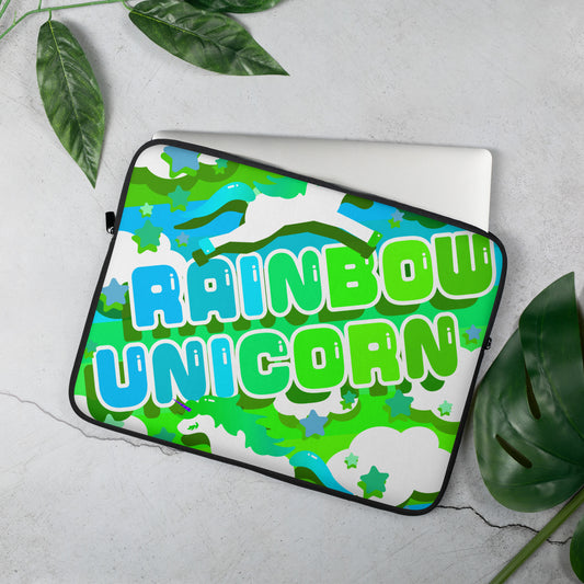 【送料無料】RAINBOW UNICORN メロンソーダ｜ノートパソコンケース/スリーブ