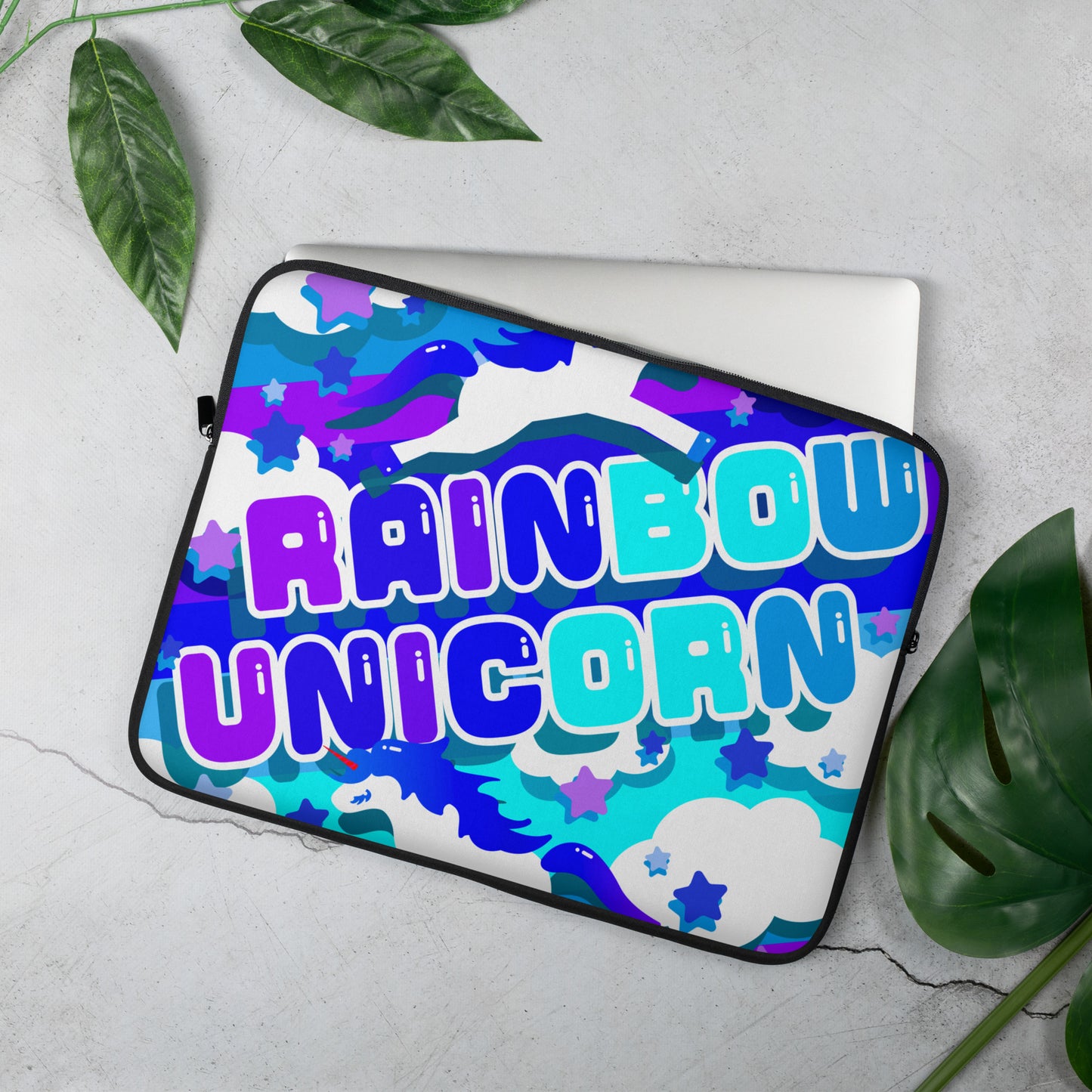 【送料無料】RAINBOW UNICORN ソーダ｜ノートパソコンケース/スリーブ