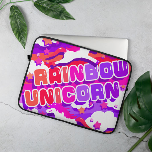 【送料無料】RAINBOW UNICORN チェリー｜ノートパソコンケース/スリーブ