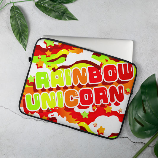 【送料無料】RAINBOW UNICORN アップルパイ｜ノートパソコンケース/スリーブ