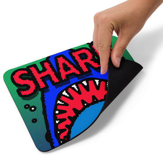 【送料無料】SHARK レッド｜マウスパッド