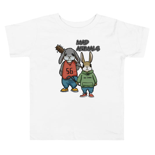 【送料無料】RABBIT｜幼児用Ｔシャツ（ホワイト・ブラック）