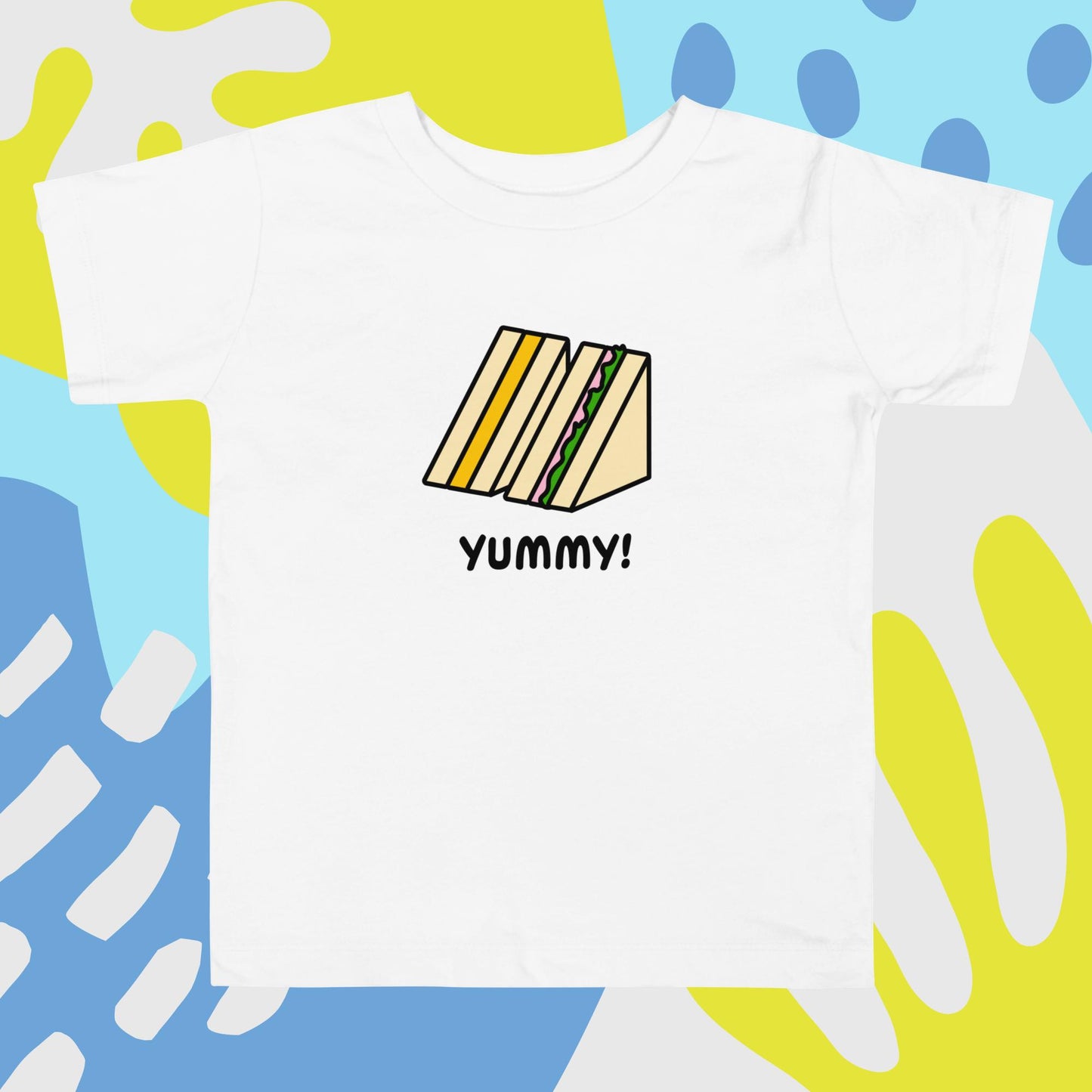 【送料無料】サンドイッチ｜幼児用Tシャツ（ホワイト）