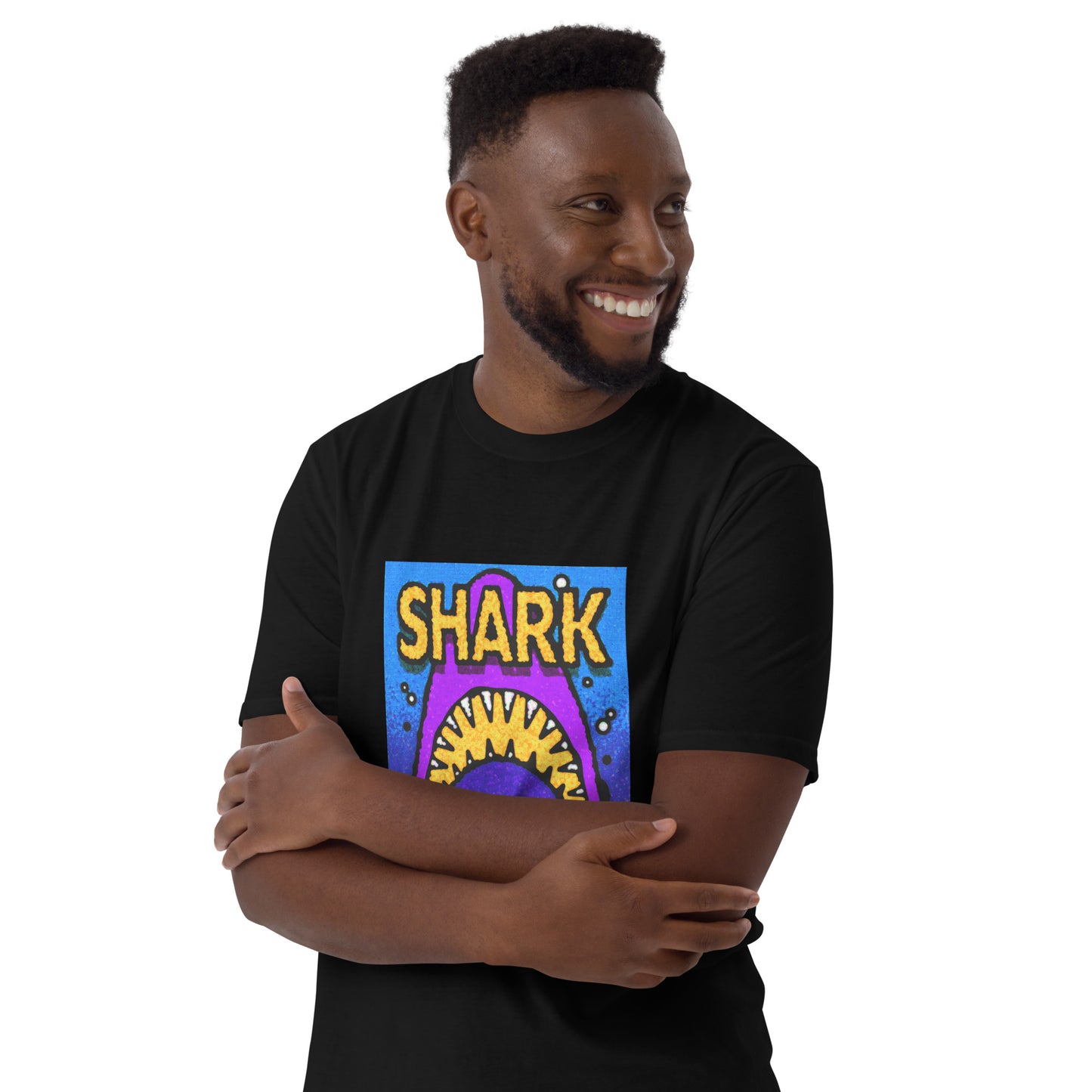 【送料無料】SHARK イエロー｜Ｔシャツ（ホワイト・ブラック）