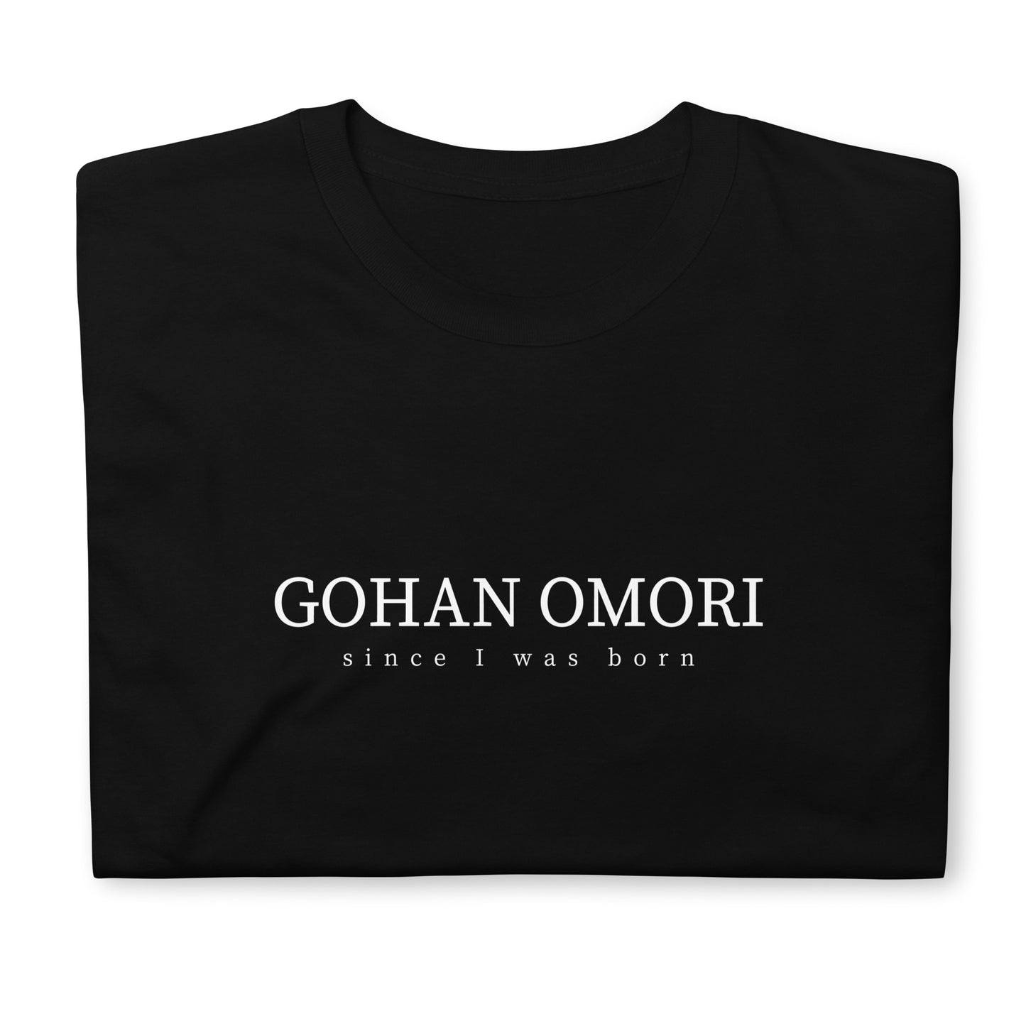 【送料無料】GOHAN OMORI｜Ｔシャツ（ブラック）