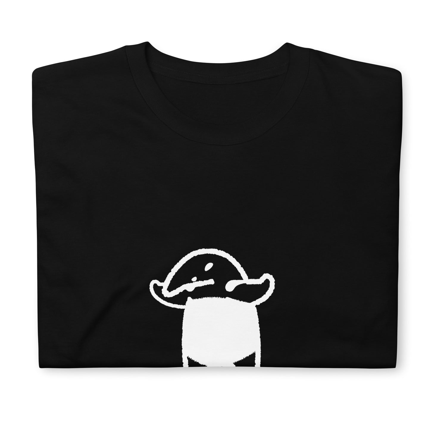 【送料無料】アリクイ　だめ｜Ｔシャツ（ブラック）