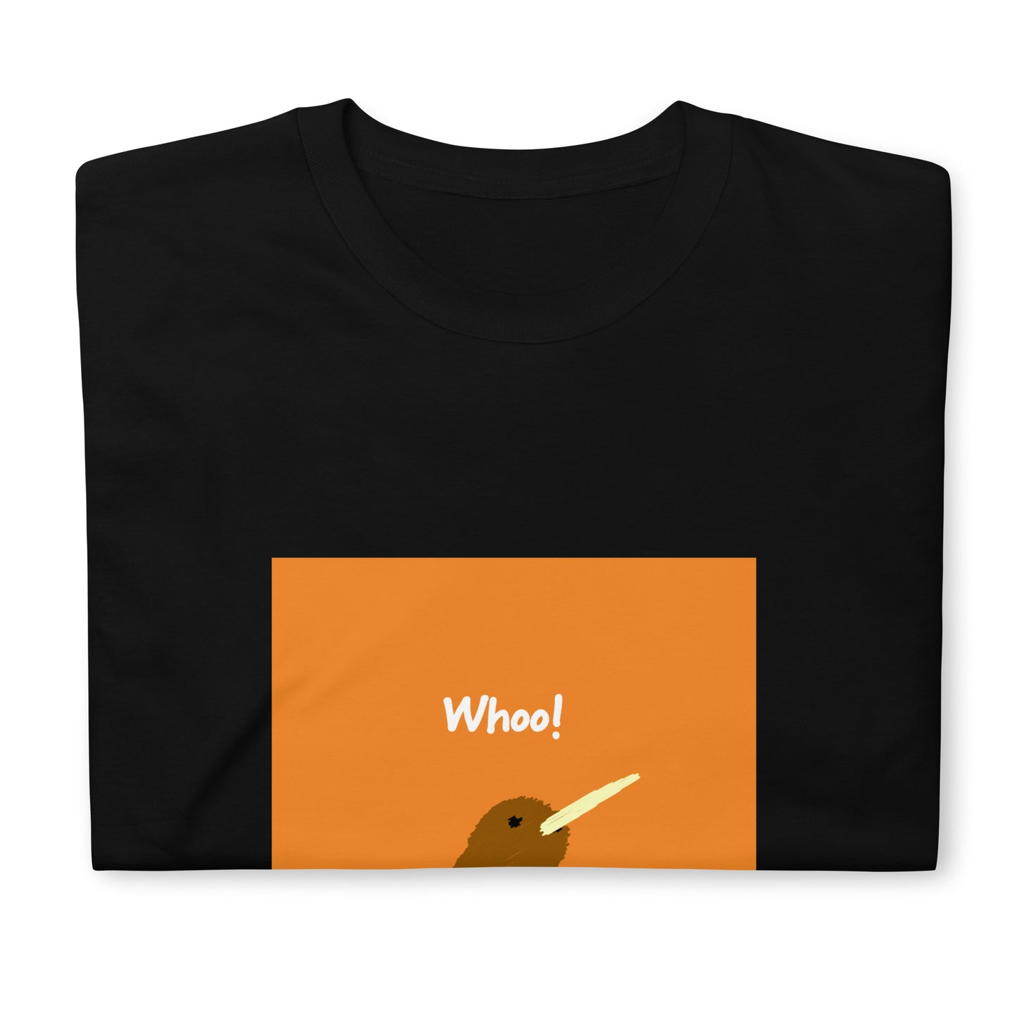 【送料無料】Whoo! オレンジ｜Ｔシャツ（ホワイト・ブラック）