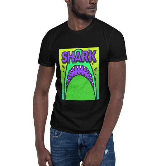 【送料無料】SHARK パープル｜Ｔシャツ（ホワイト・ブラック）