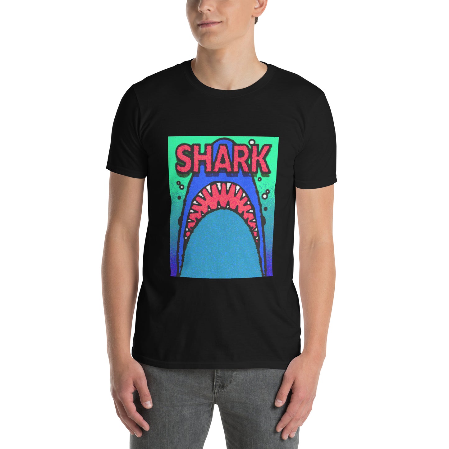 【送料無料】SHARK レッド｜Ｔシャツ（ホワイト・ブラック）