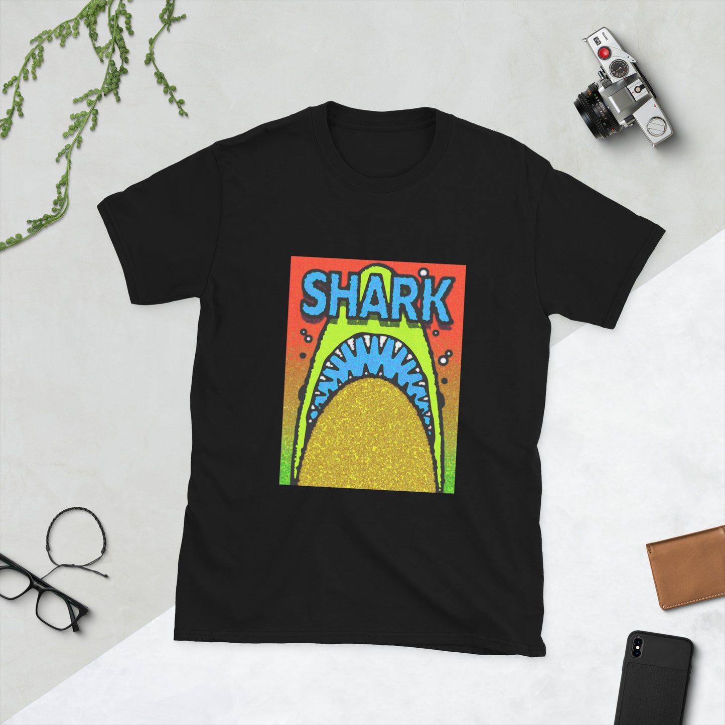 【送料無料】SHARK ブルー｜Ｔシャツ（ホワイト・ブラック）