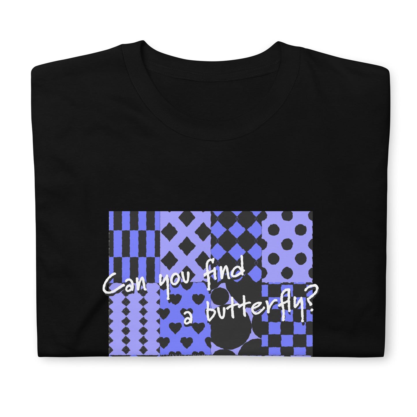 【送料無料】butterfly バイオレット｜Ｔシャツ（ホワイト・ブラック）