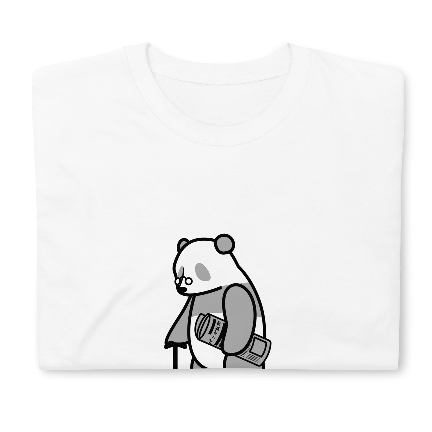 【送料無料】grandpa (grand panda)｜Ｔシャツ（ホワイト）