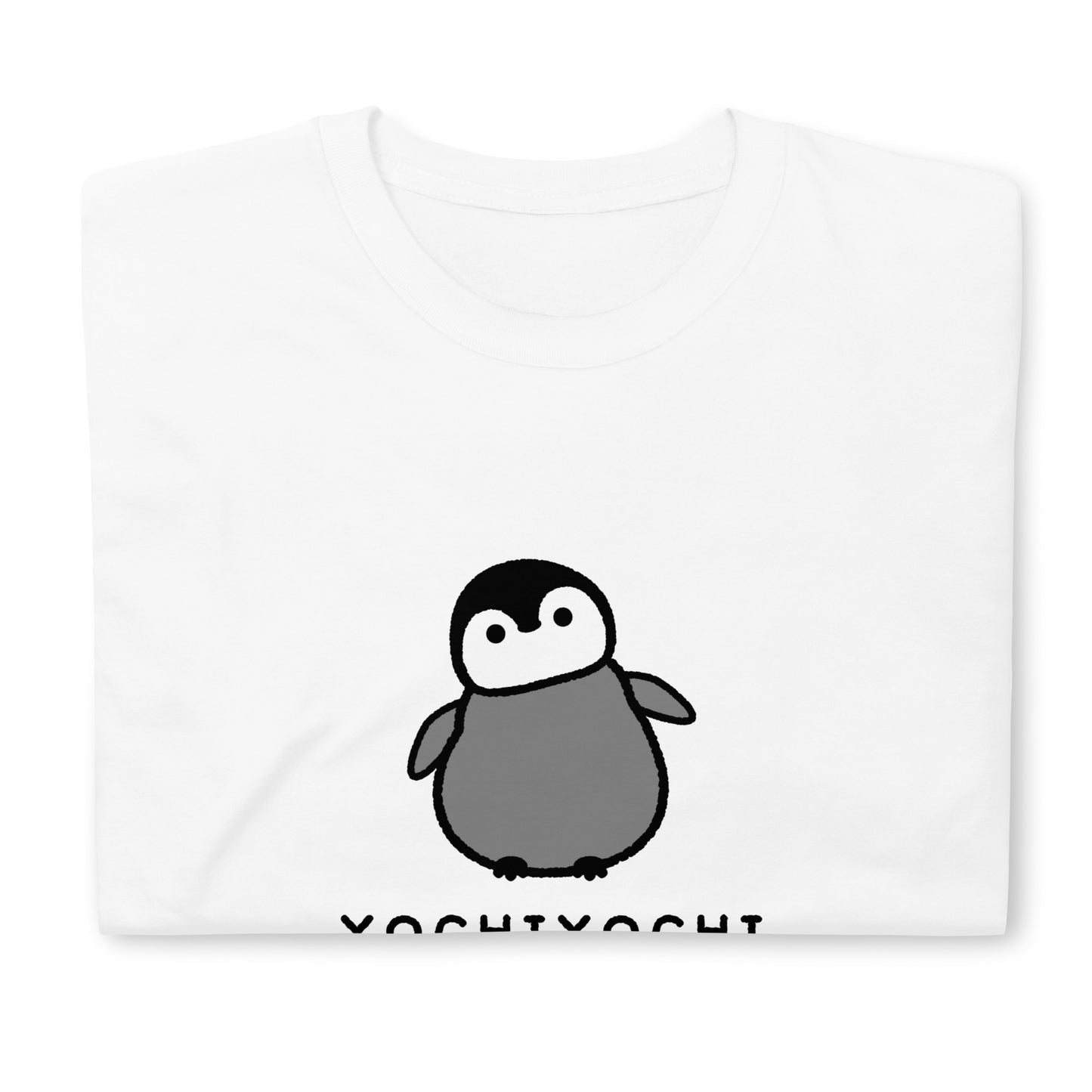 【送料無料】皇帝ペンギン　よちよち｜Ｔシャツ（ホワイト）