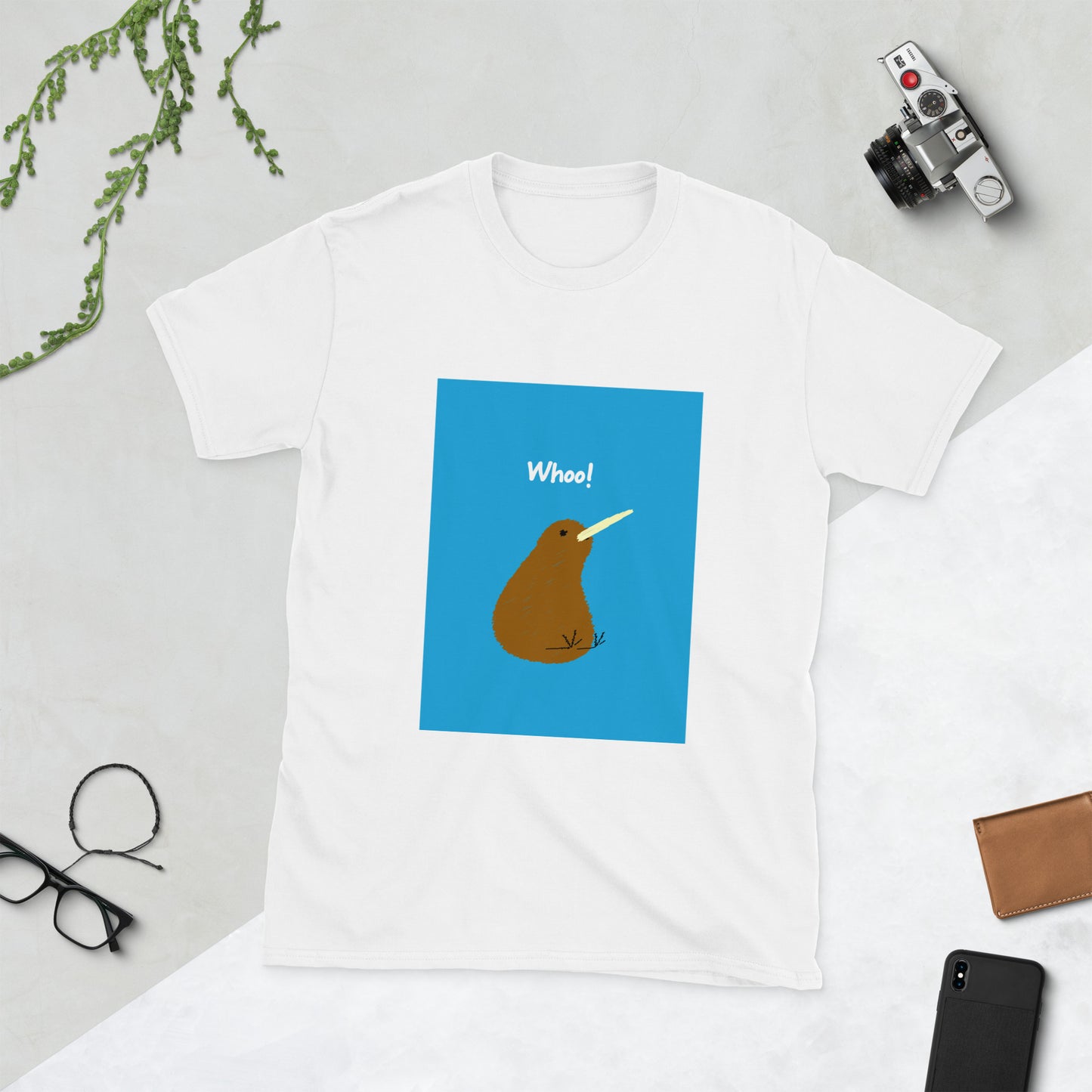 【送料無料】Whoo! スカイブルー｜Ｔシャツ（ホワイト・ブラック）