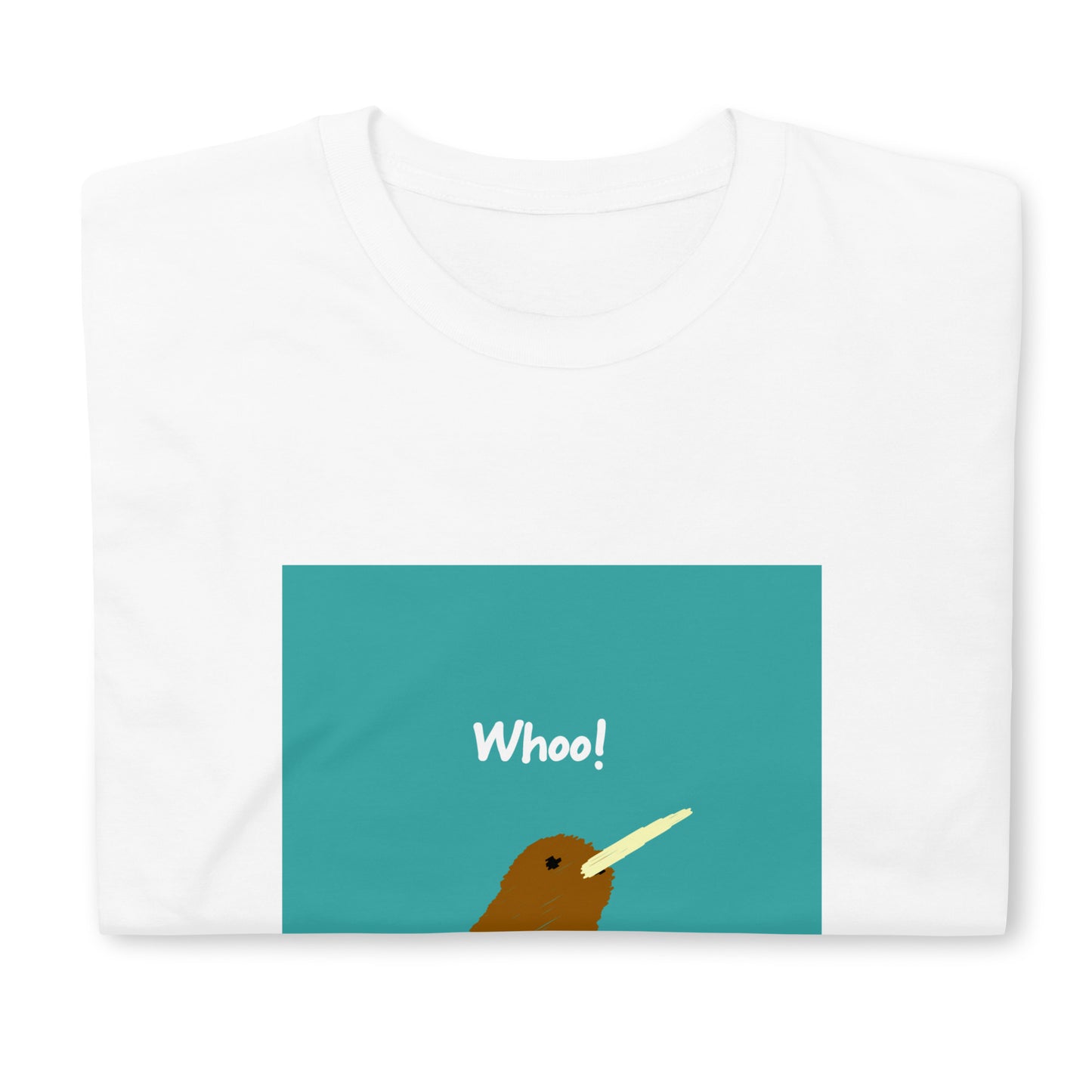 【送料無料】Whoo! エメラルドグリーン｜Ｔシャツ（ホワイト・ブラック）