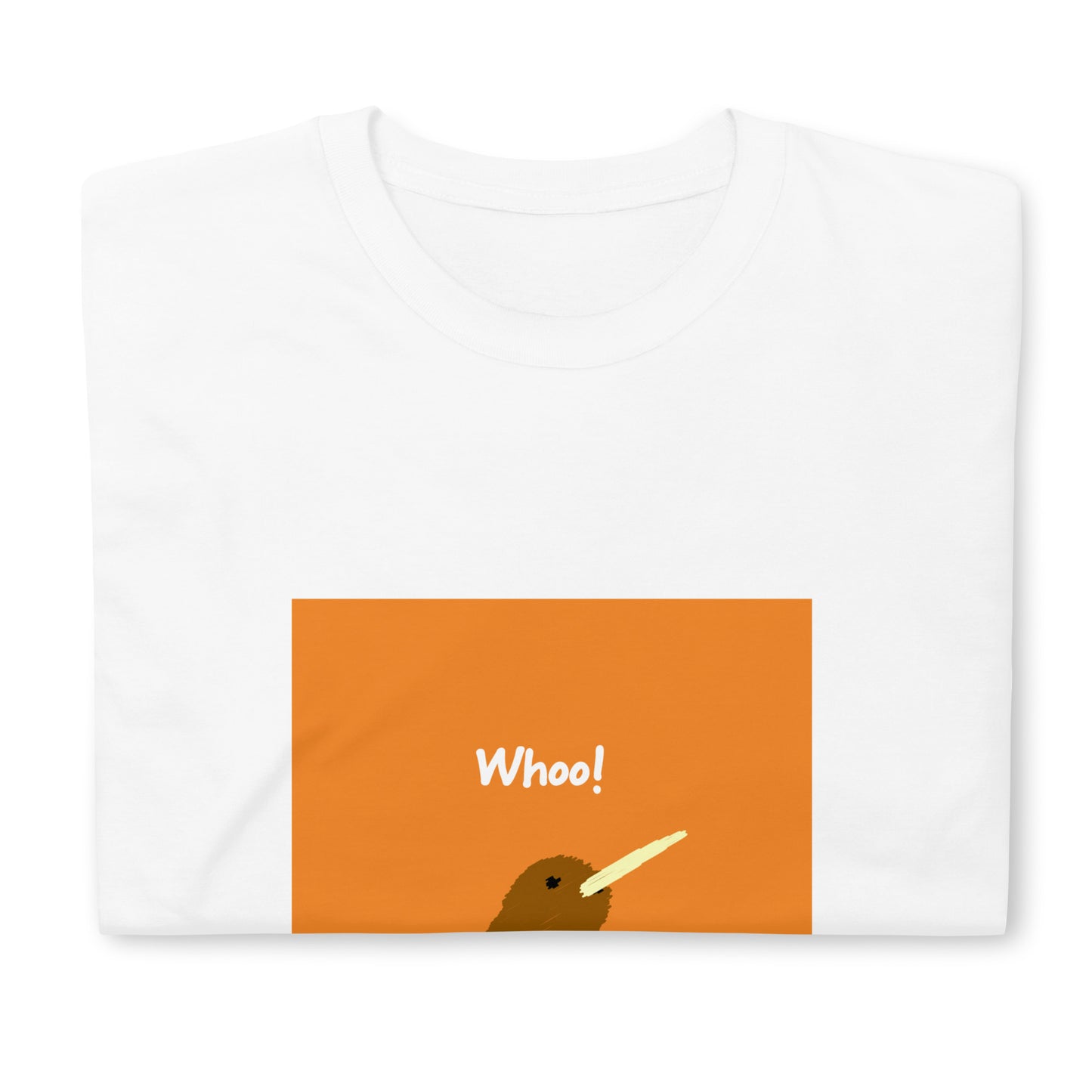 【送料無料】Whoo! オレンジ｜Ｔシャツ（ホワイト・ブラック）