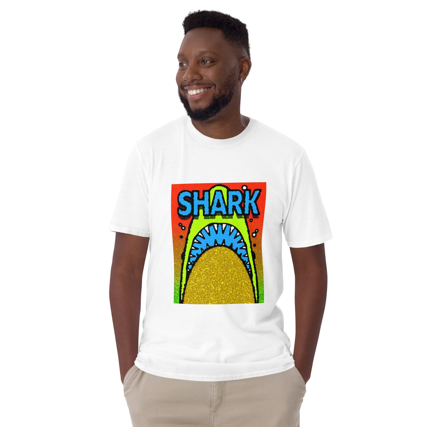 【送料無料】SHARK ブルー｜Ｔシャツ（ホワイト・ブラック）