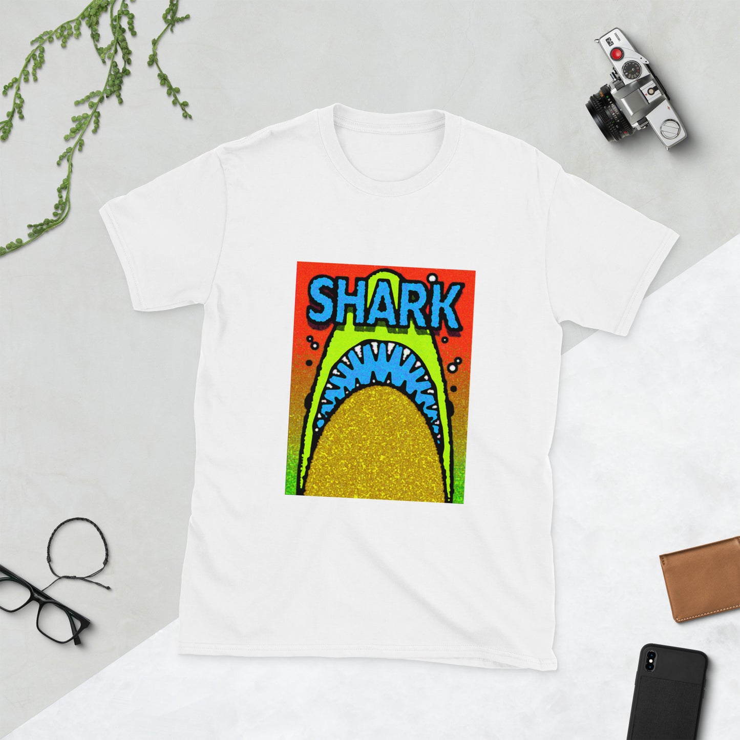 【送料無料】SHARK ブルー｜Ｔシャツ（ホワイト・ブラック）