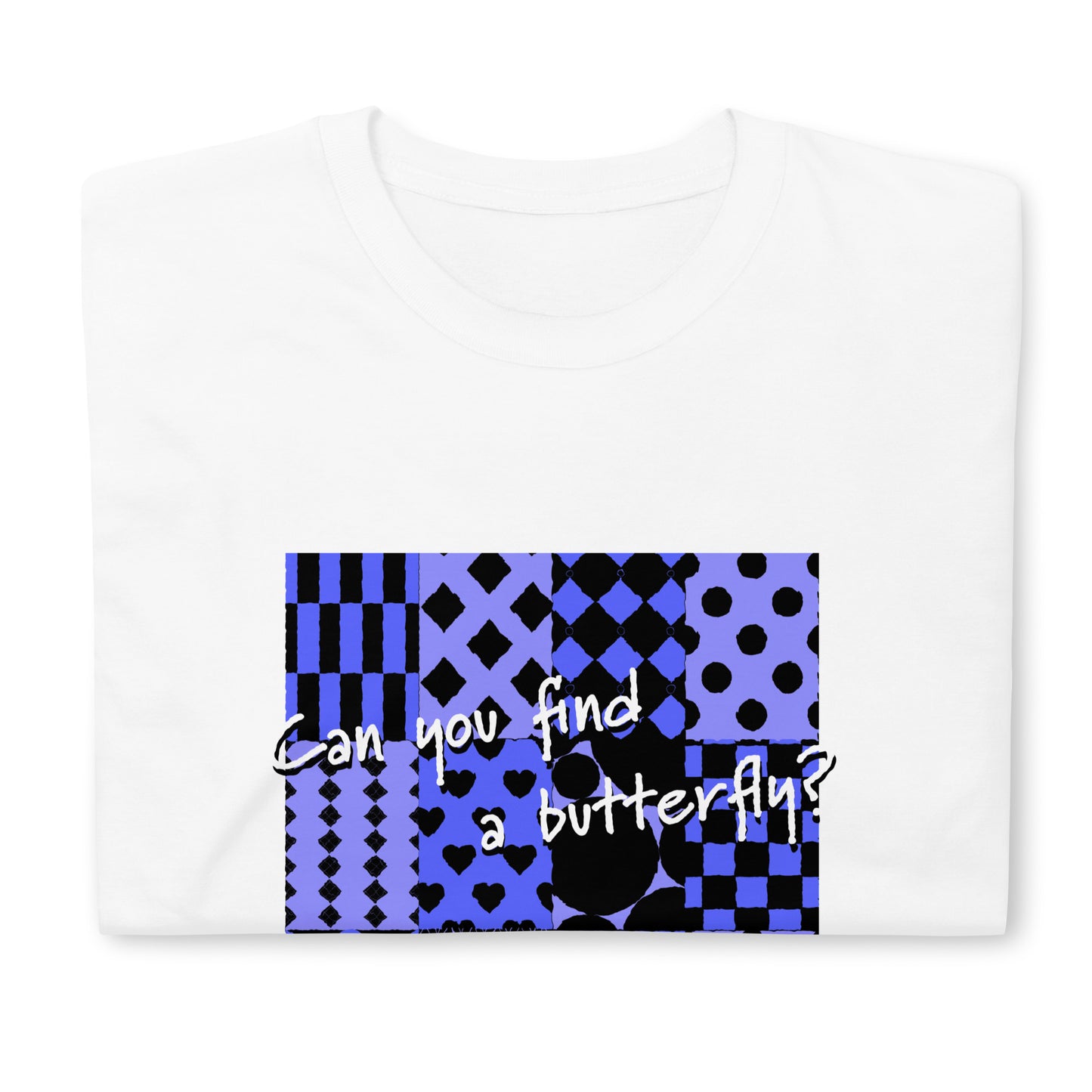 【送料無料】butterfly バイオレット｜Ｔシャツ（ホワイト・ブラック）