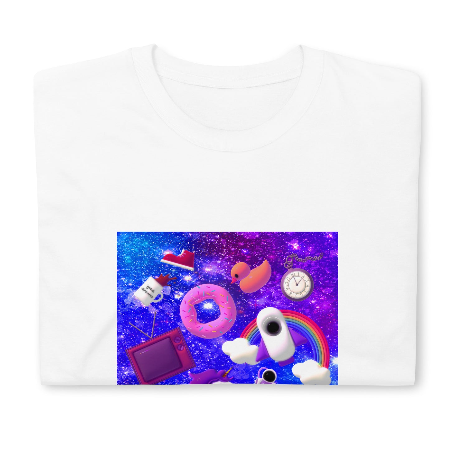 【送料無料】UNIVERSE バイオレット｜Ｔシャツ（ホワイト・ブラック）