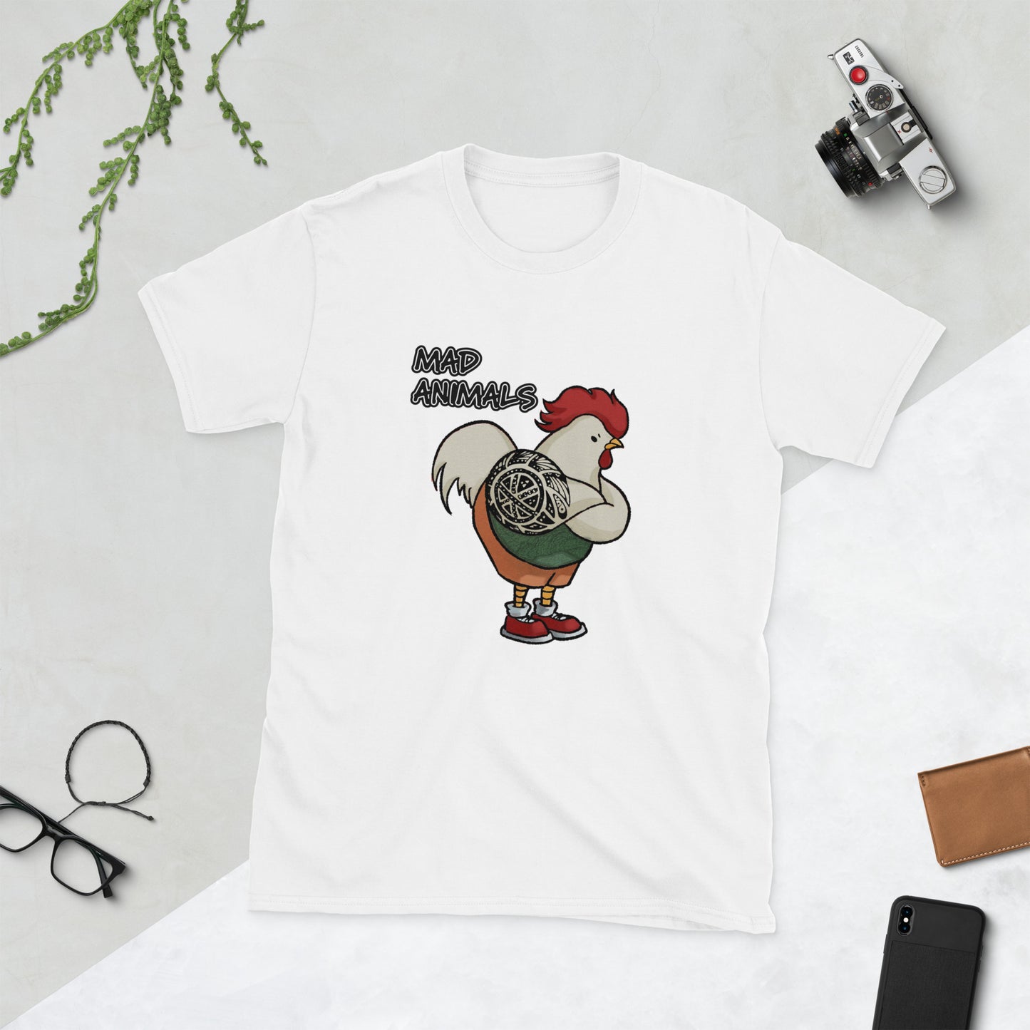 【送料無料】COCK｜Ｔシャツ（ホワイト・ブラック）