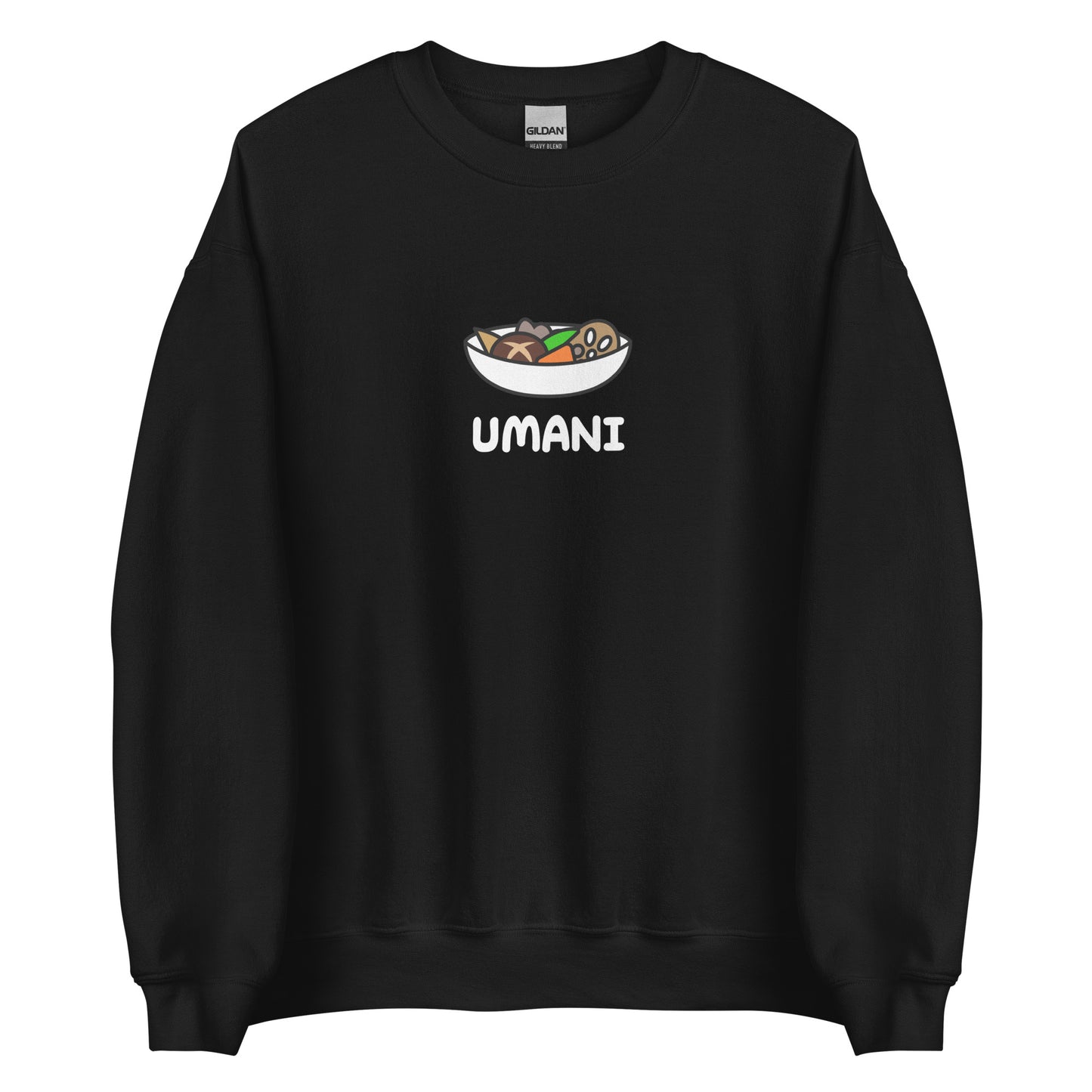 【送料無料】UMANI｜スウェット（ブラック）