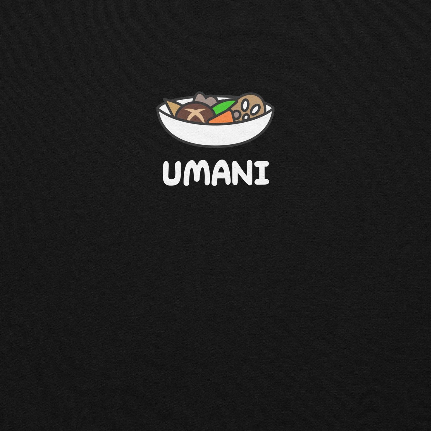 【送料無料】UMANI｜スウェット（ブラック）