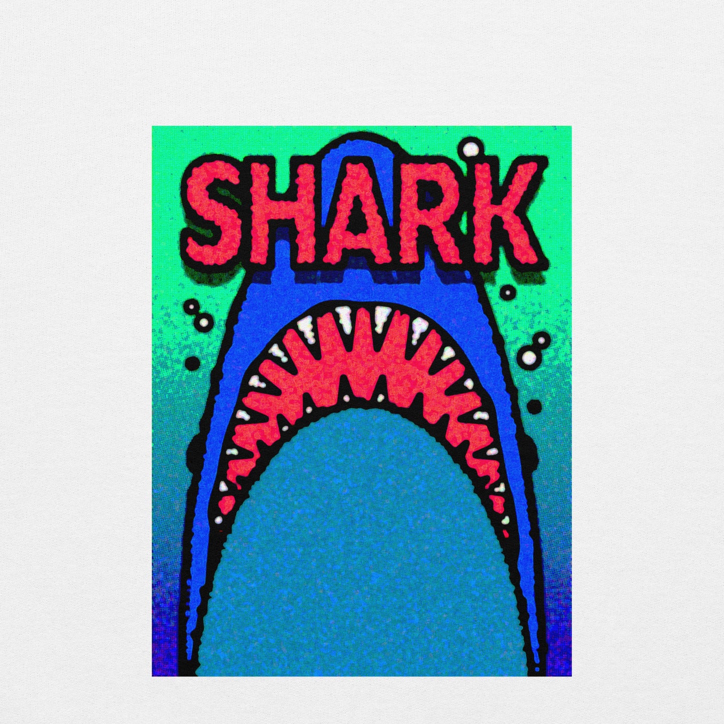 【送料無料】SHARK レッド｜スウェット（ホワイト・ブラック）