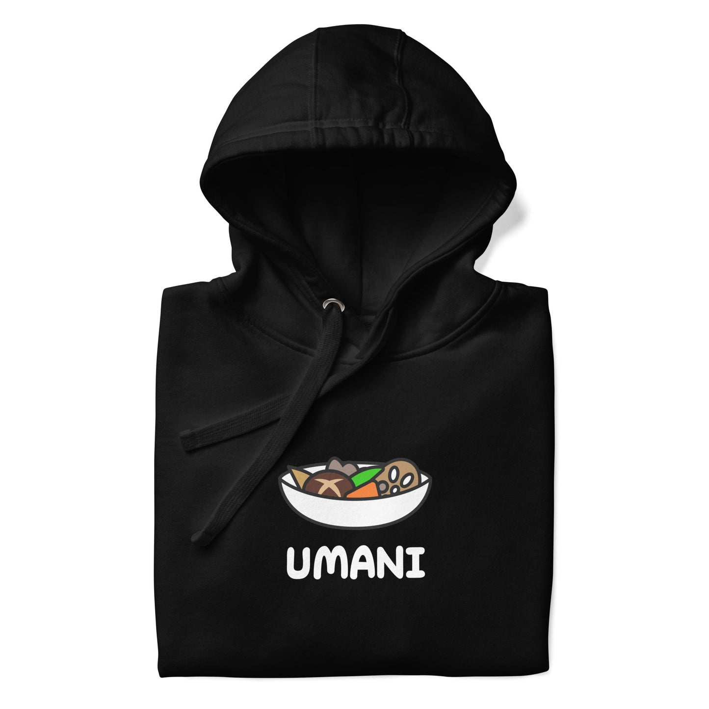 【送料無料】UMANI｜パーカー（ブラック）